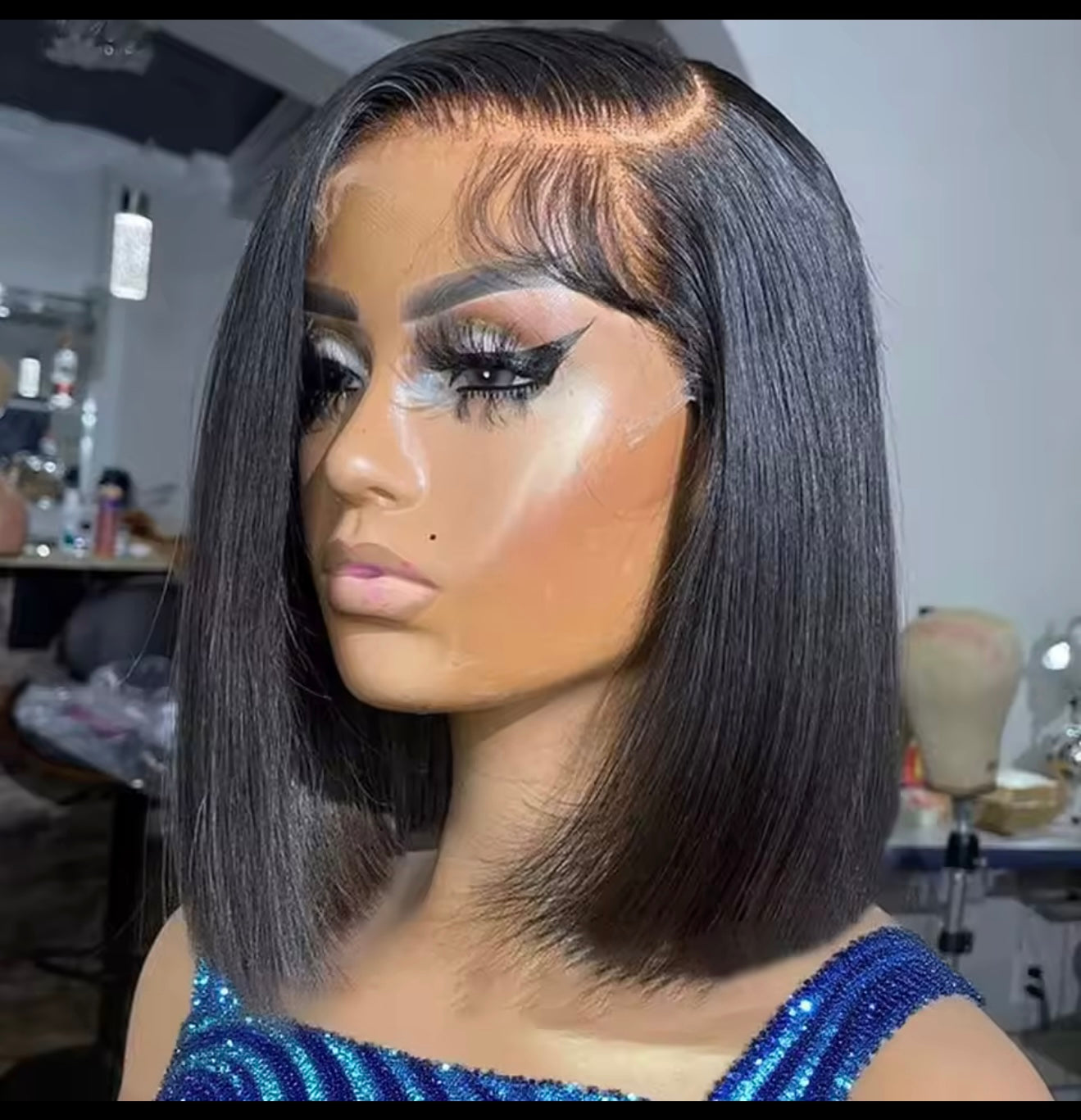 13x6 Hd Bob Wig 14inch